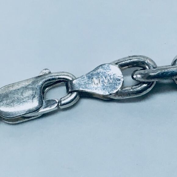 Sterling Silver Heart Tag Bracelet - Picture 8 of 11